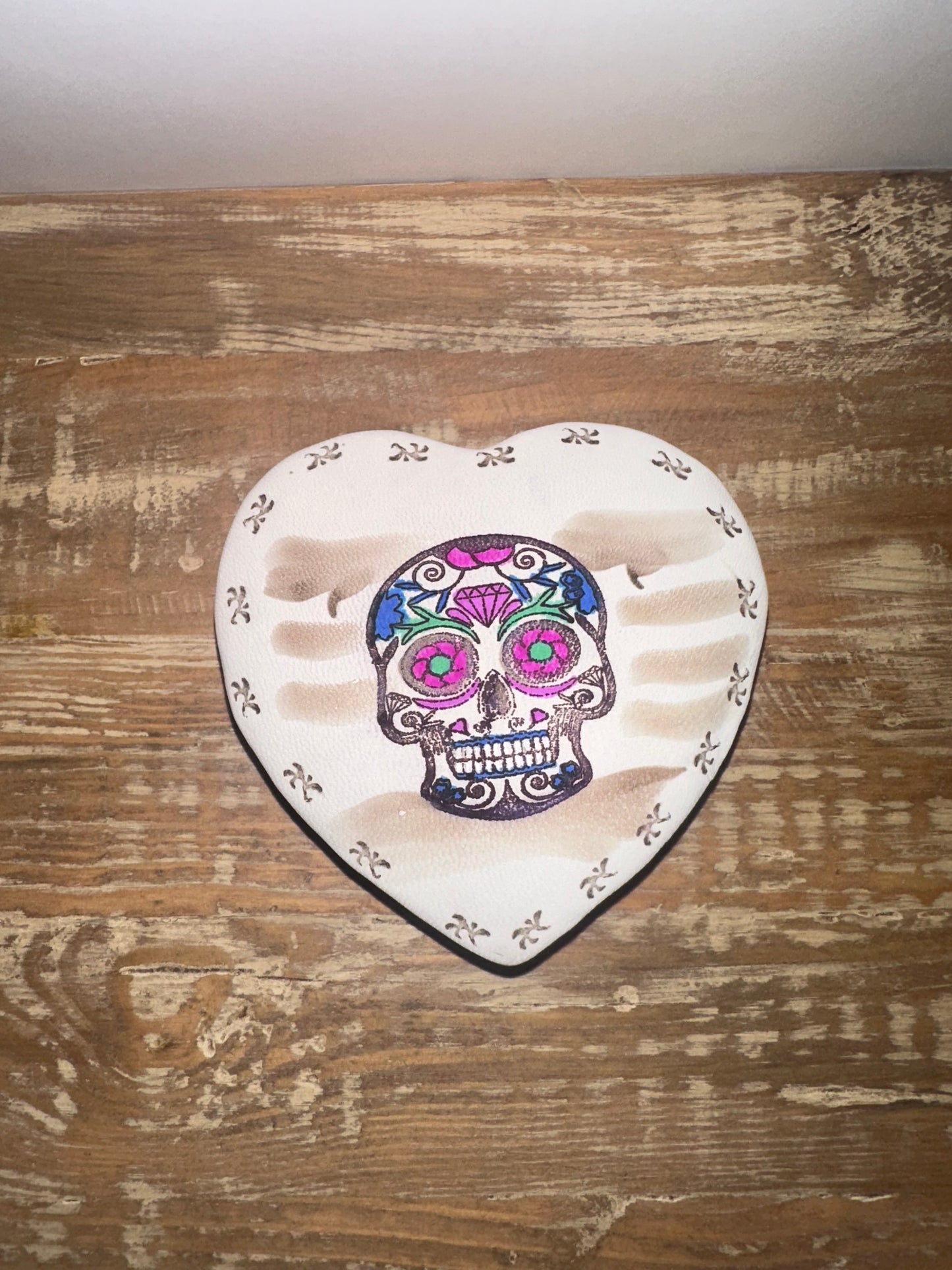 Day of the Dead | Heart-Shaped Jewelry Box