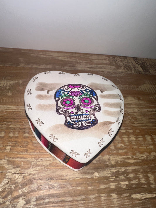 Day of the Dead | Heart-Shaped Jewelry Box